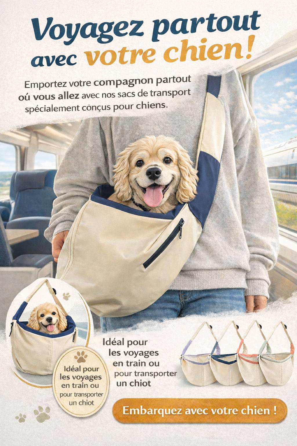 Sac de Transport Chien moins 8 kg